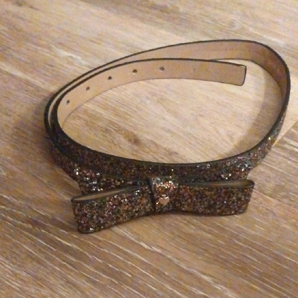 Kate Spade Sparkling Bow Belt